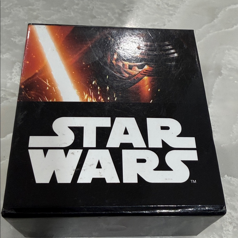 Star Wars Black and Red Stainless Steel Ring